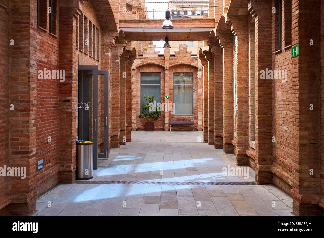 CaixaForum, Barcelone, Espagne Banque D'Images