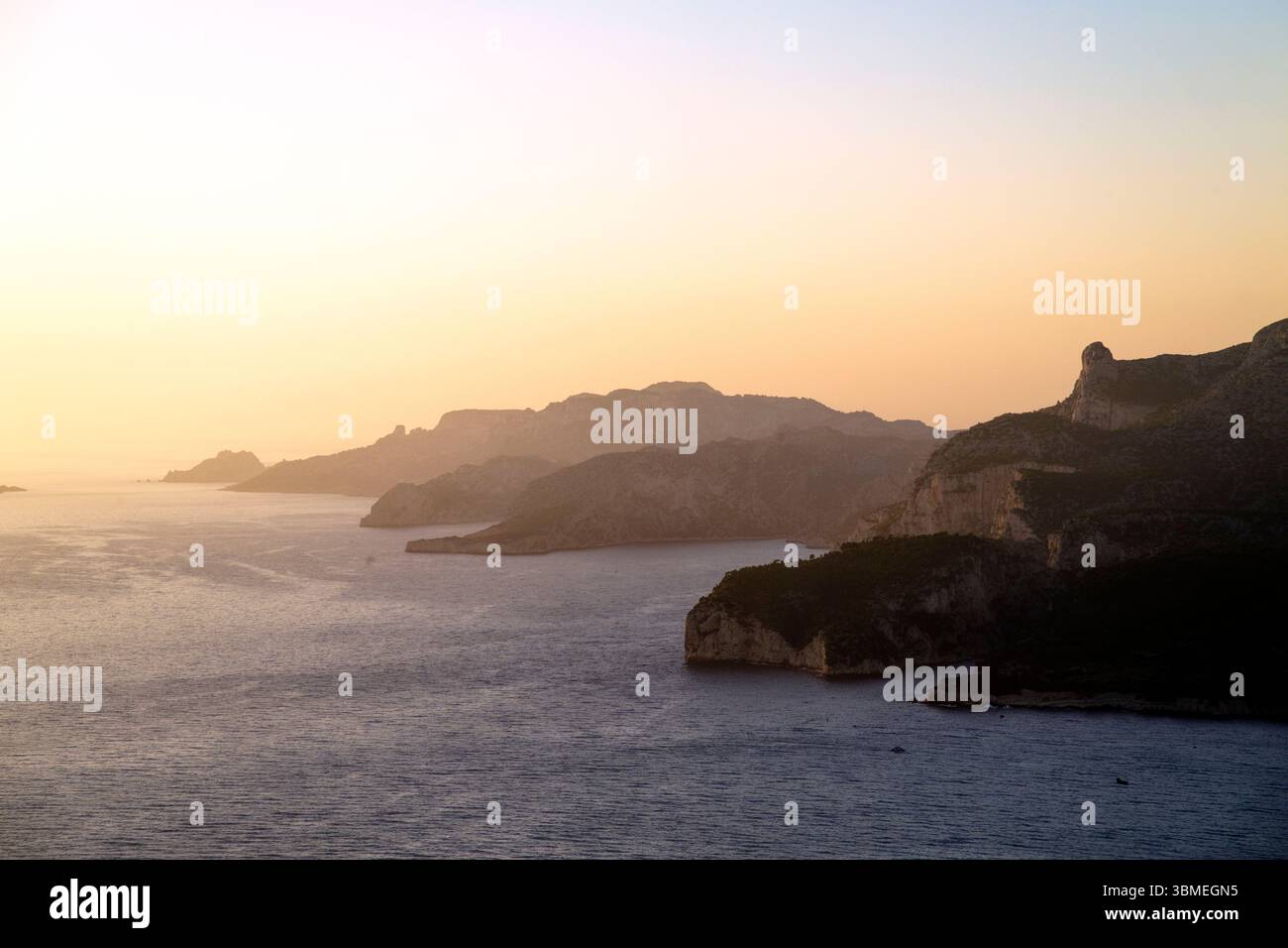 France, Bouches du Rhône, Cassis, Parc National des Calanques, Baie de Cassis Banque D'Images