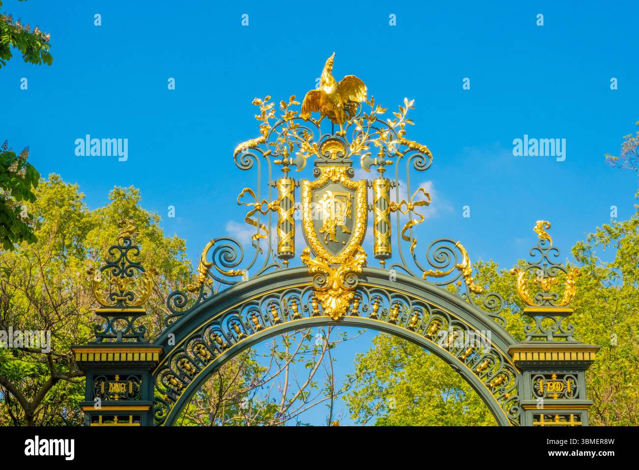 France, Paris, porte de l'Elysée Banque D'Images