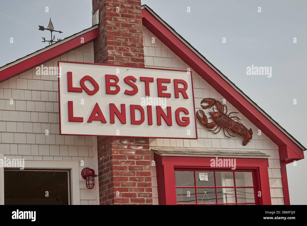 Lobster Landing, un restaurant de style « cabane de fruits de mer » à Clinton, CT, États-Unis Banque D'Images