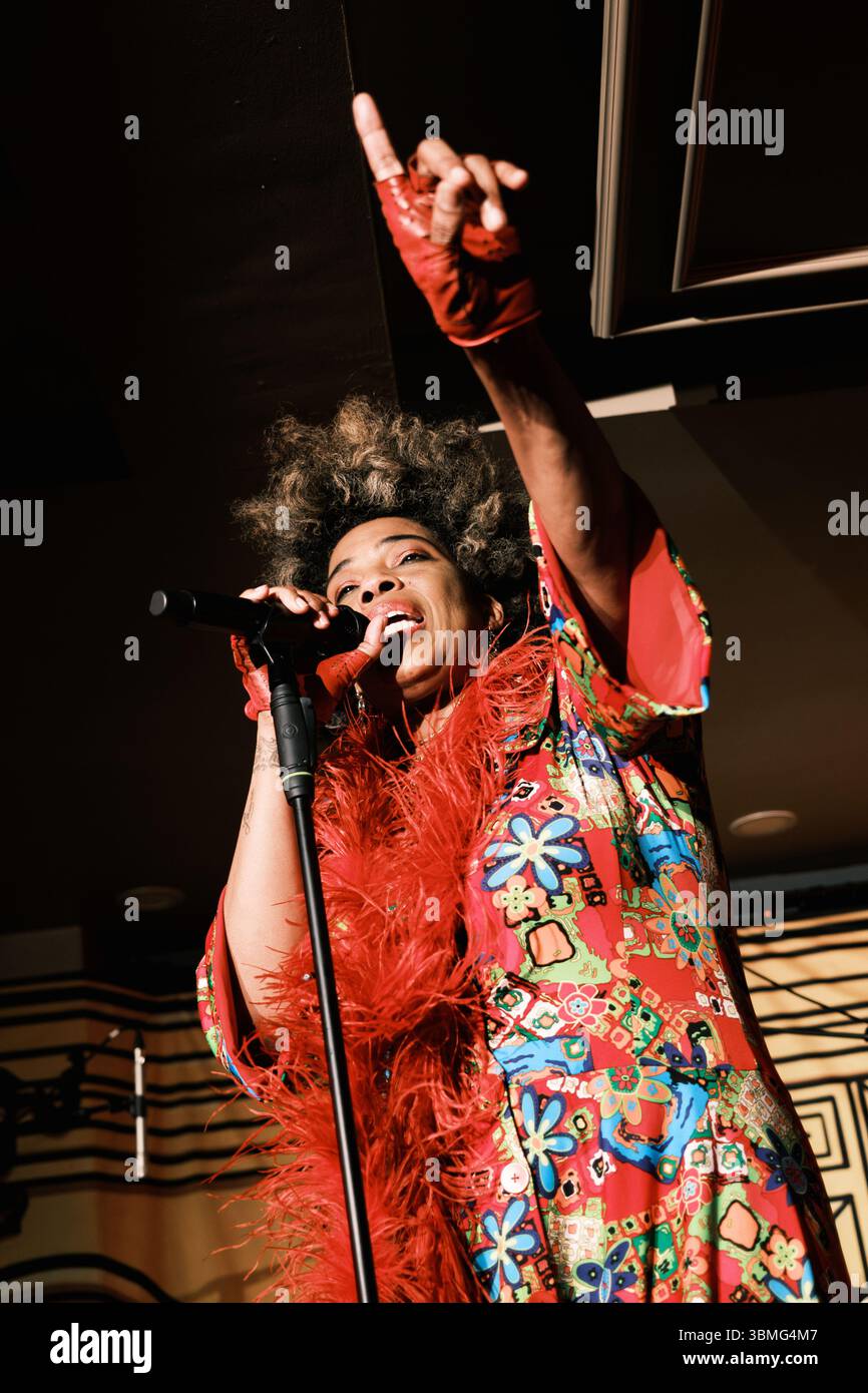 26 juin 2025 - Newcastle, Royaume-Uni : Macy Gray se produit à Pilgrim à Newcastle upon Tyne, Royaume-Uni. Photo : Thomas Jackson Banque D'Images