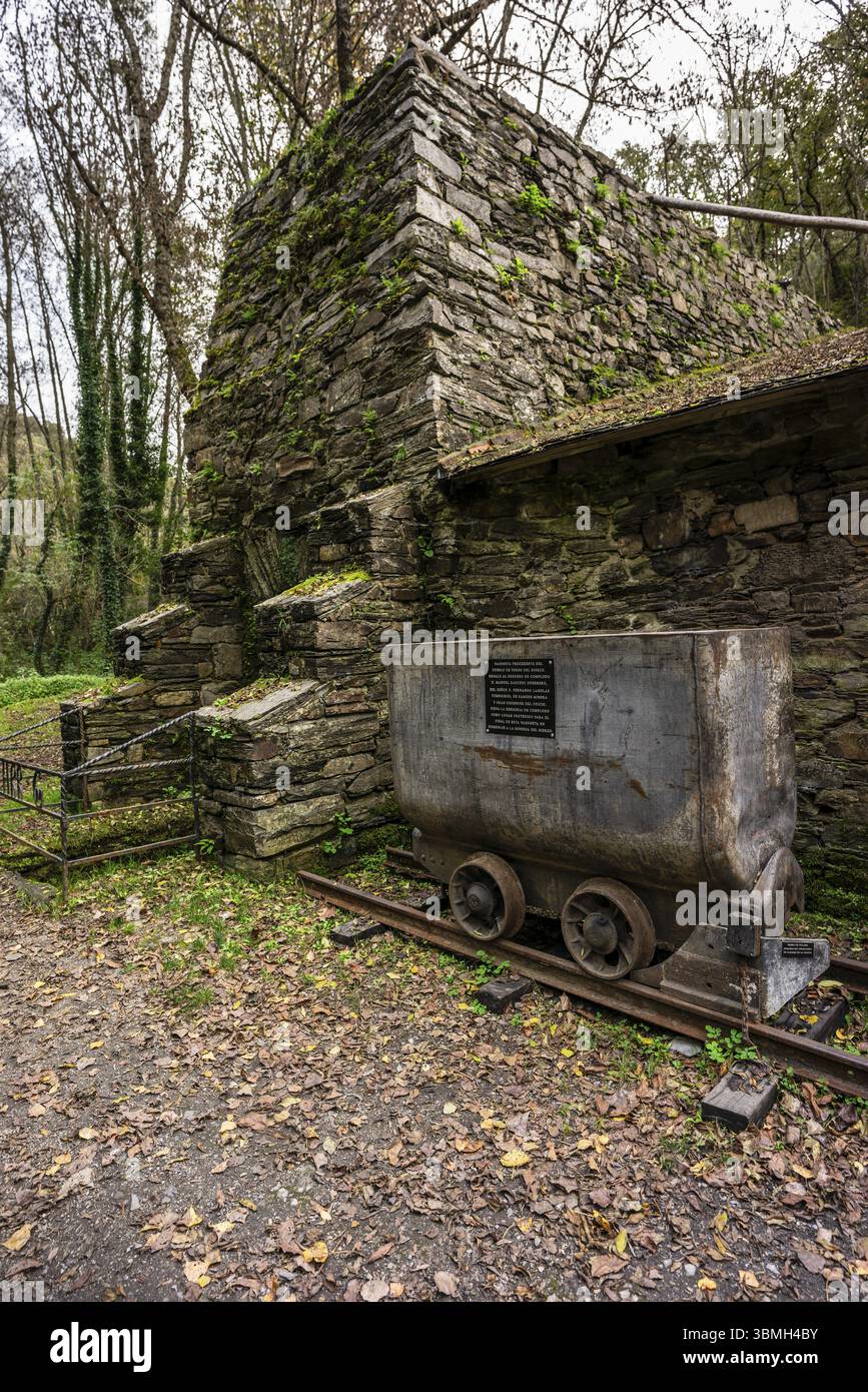 Forge médiévale de Compludo, vallée de Compludo, Ponferrada, région de Bierzo, Castille-et-Léon, Espagne, Europe Banque D'Images