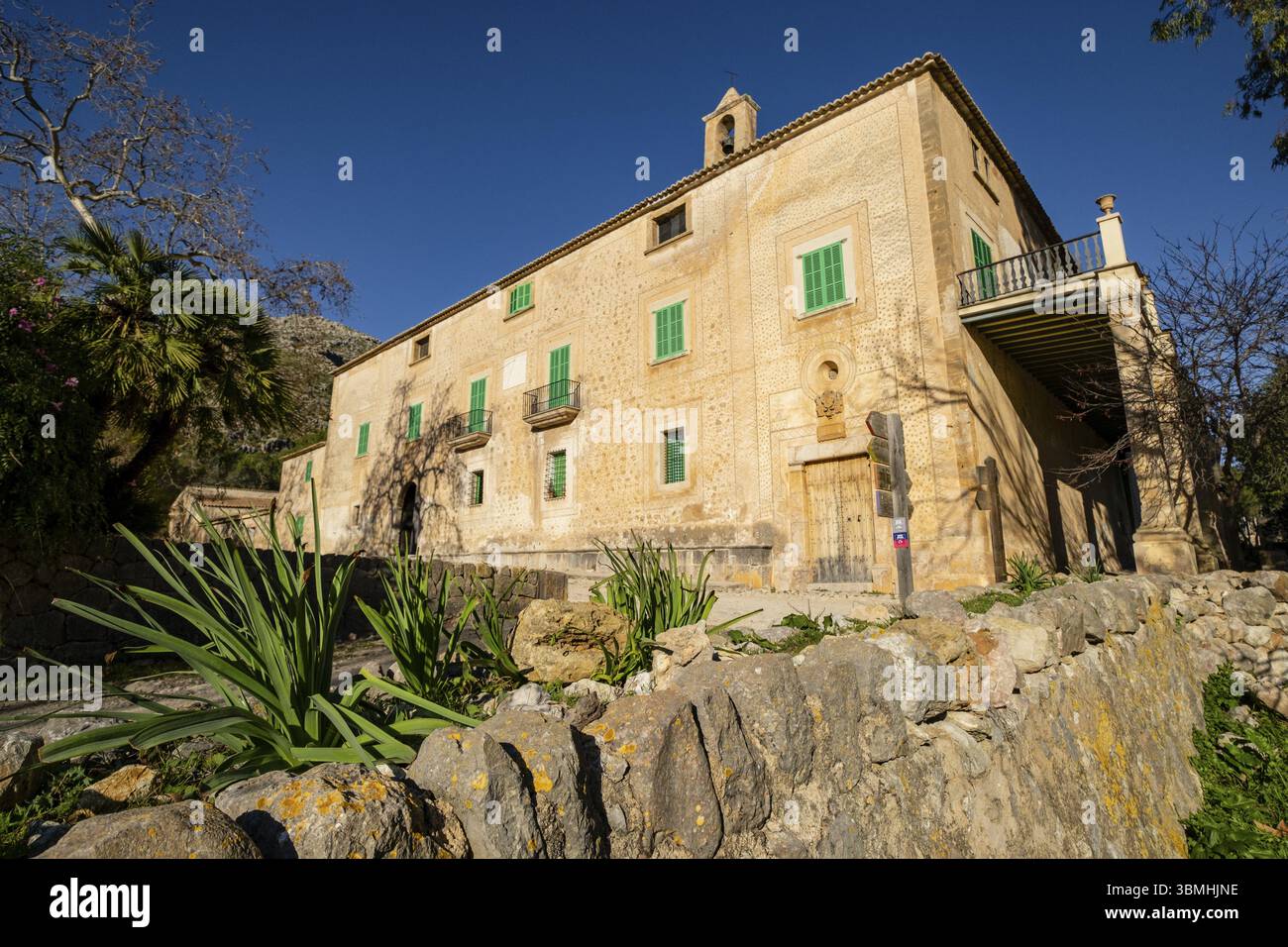 Finca Galatzo, Calvia, Sierra de Tramuntana, Majorque, Îles Baléares, Espagne, Europe Banque D'Images