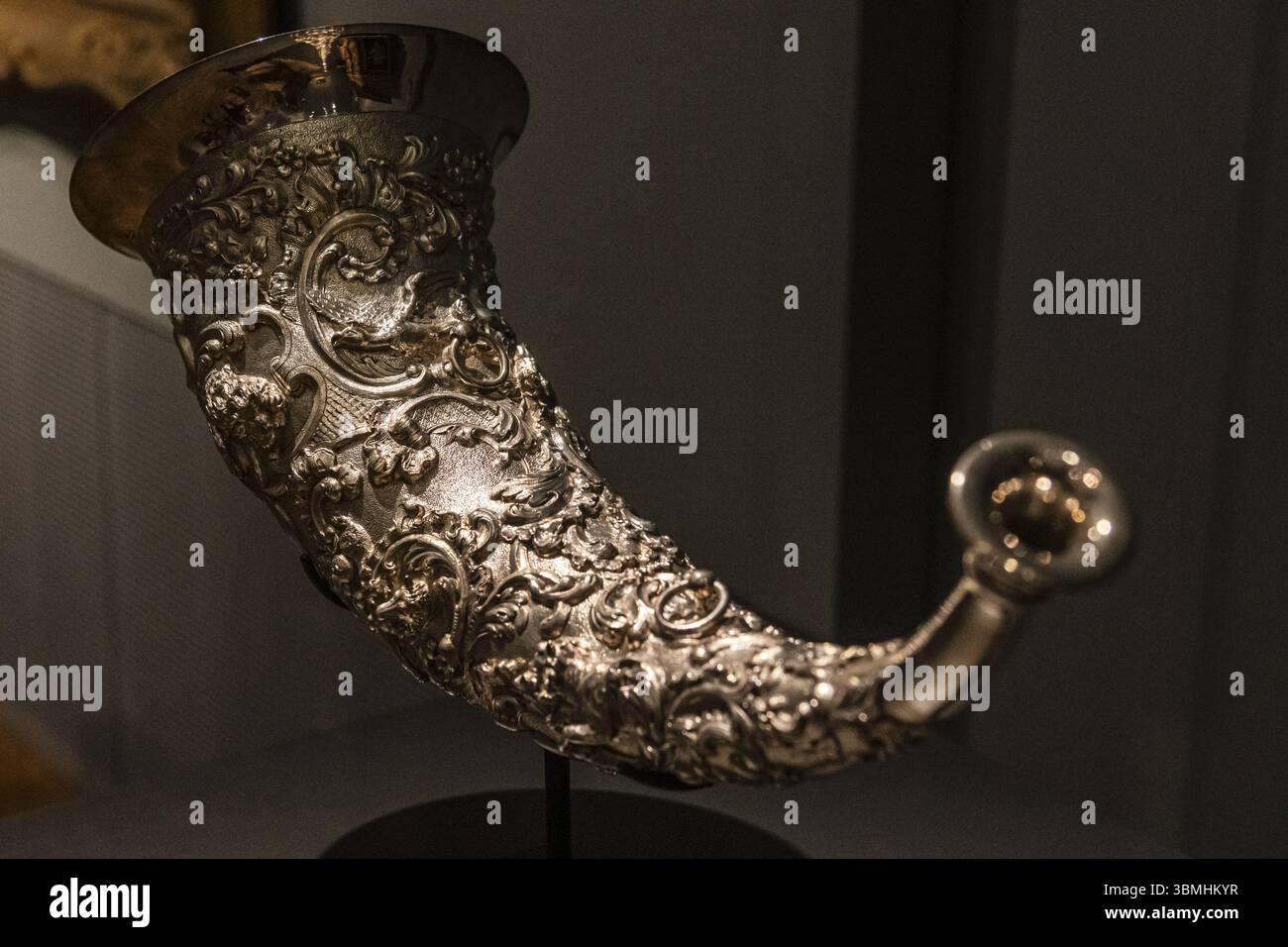 Horn de chasse, Johannes Matheus van Kenpen, 1849, Amsterdam, pays-Bas Banque D'Images