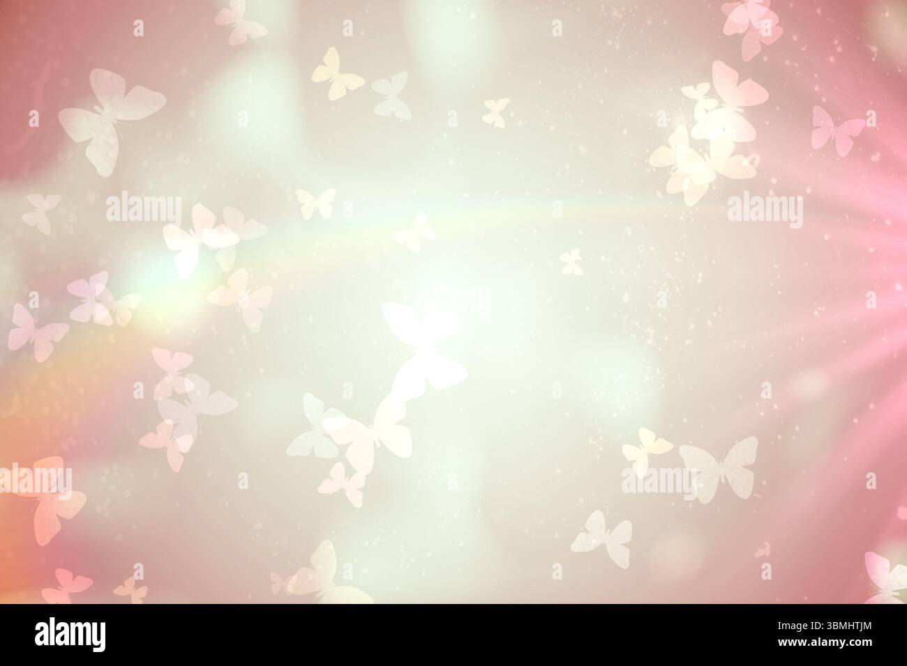 Motif papillon sur abstract design Banque D'Images