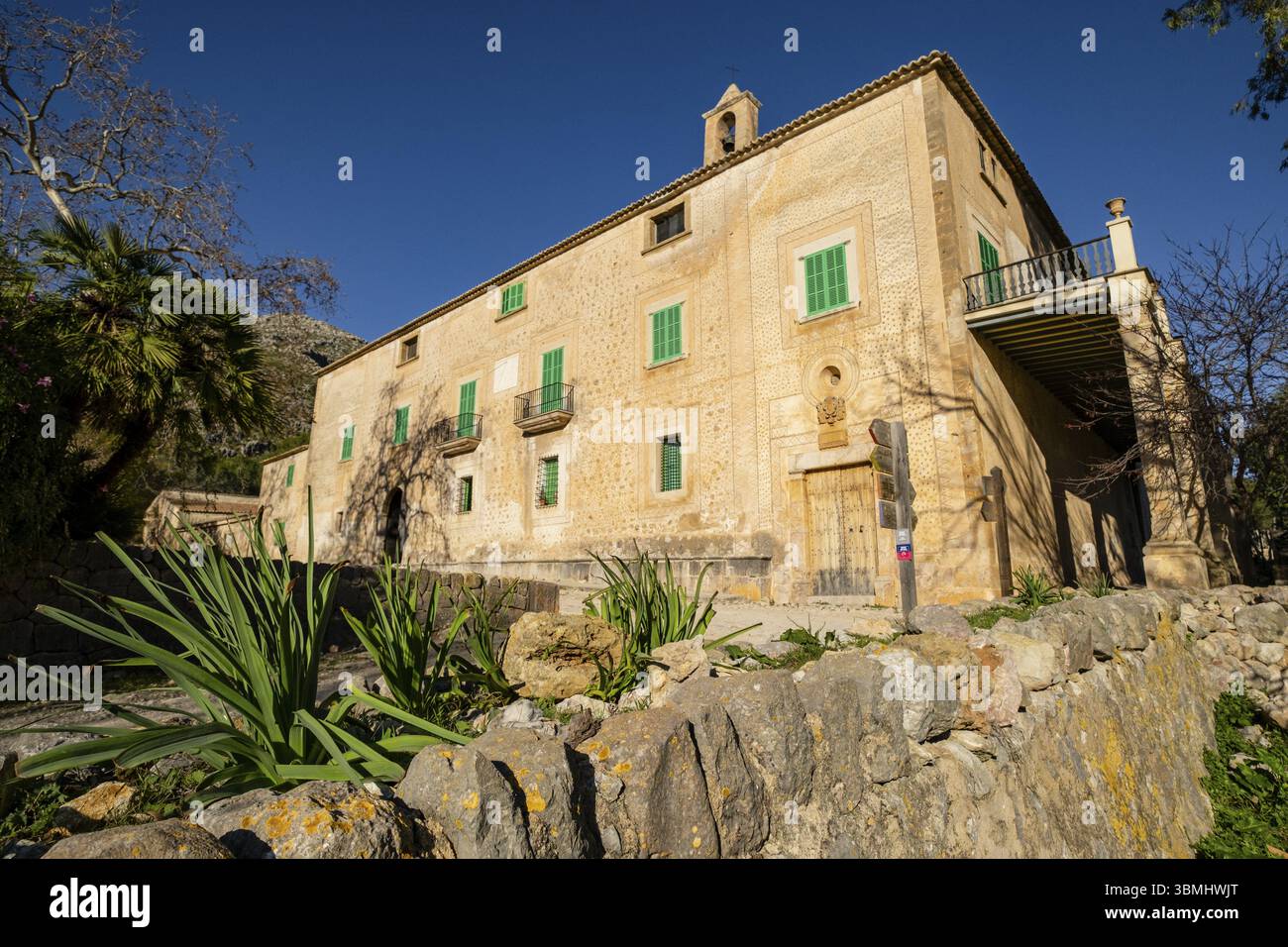 Finca Galatzo, Calvia, Sierra de Tramuntana, Majorque, Îles Baléares, Espagne, Europe Banque D'Images