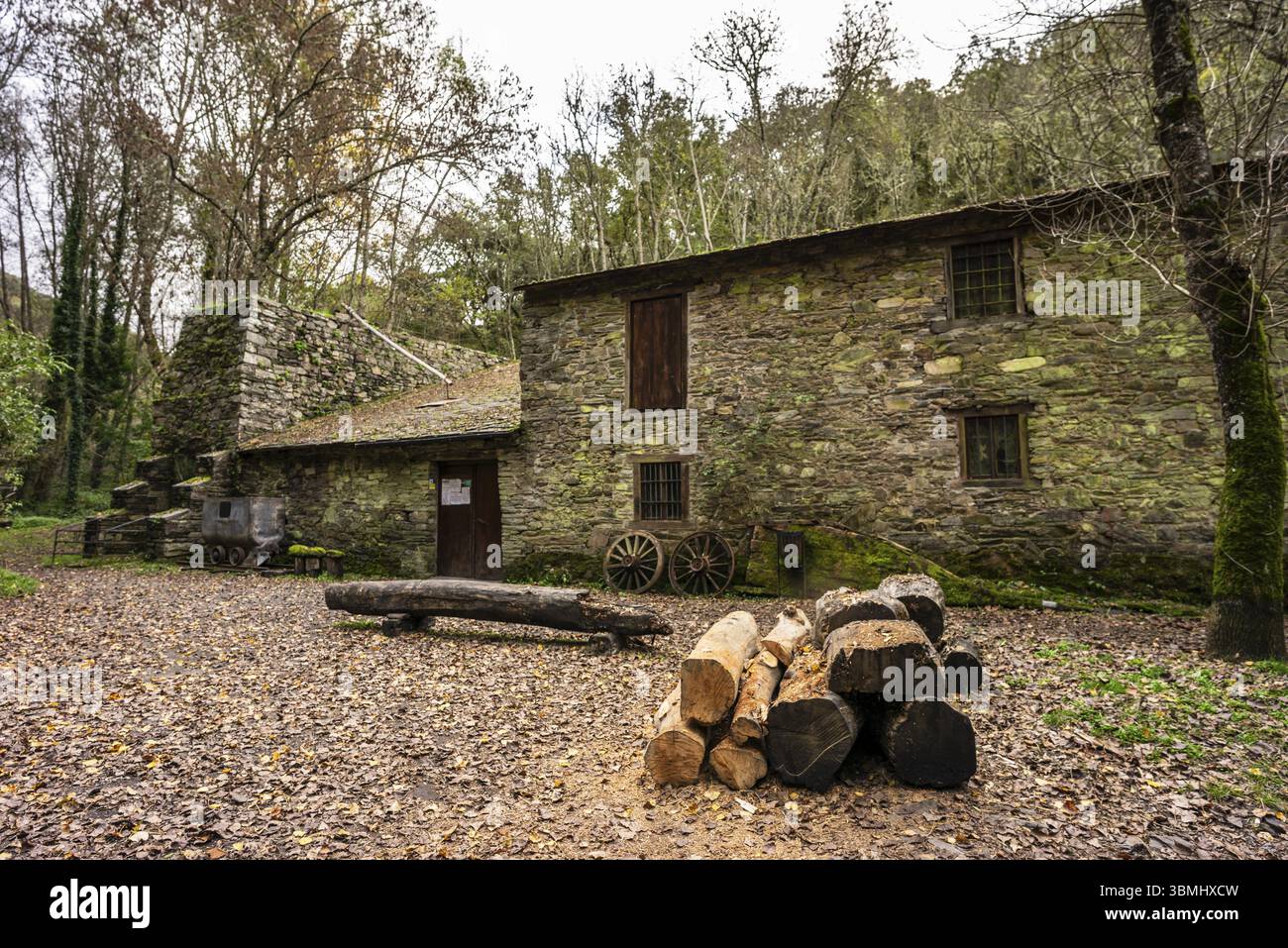 Forge médiévale de Compludo, vallée de Compludo, Ponferrada, région de Bierzo, Castille-et-Léon, Espagne, Europe Banque D'Images