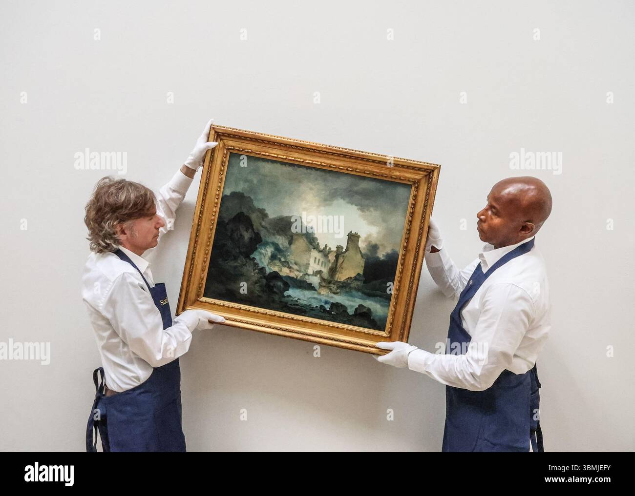 Sothebys Londres, Royaume-Uni. 27 juin 2025. Joseph Mallord William Turner, R.A. The Rising Squall, Hot Wells, from St Vincent's Rock, Bristol est £ 200 000 - 300 000 à vendre aux enchères à The Old Master and 19th Century Paintings Enchère Live Enchère : 2 juillet 2025•19 :00 BST • London.Paul Quezada-Neiman/Alamy Live News Credit : Paul Quezada-Neiman/Alamy Live News Banque D'Images
