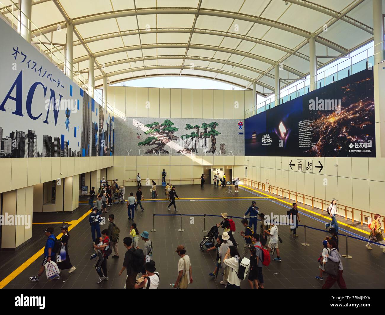 Station de métro Yumeshima Hub à Osaka-Kansai Expo 2025 Banque D'Images