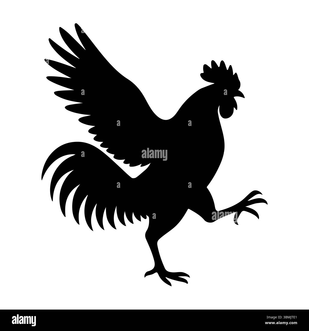 Silhouette de coq combattant ou frappant vue latérale Illustration de Vecteur Silhouette de coq combattant ou frappant vue latérale Illustration de Vecteur