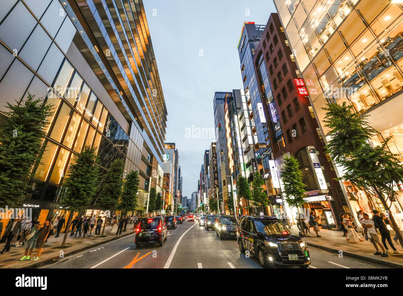 GINZA TOKYO Banque D'Images