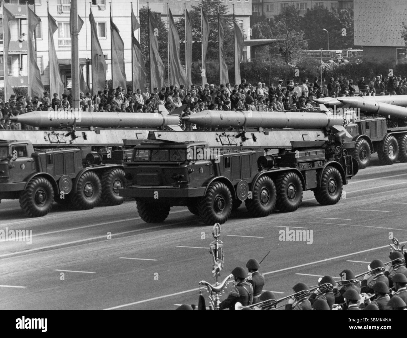 Armée populaire nationale (ANV) - défilés 1980-1990, Allemagne 1949-1990 RDA Banque D'Images