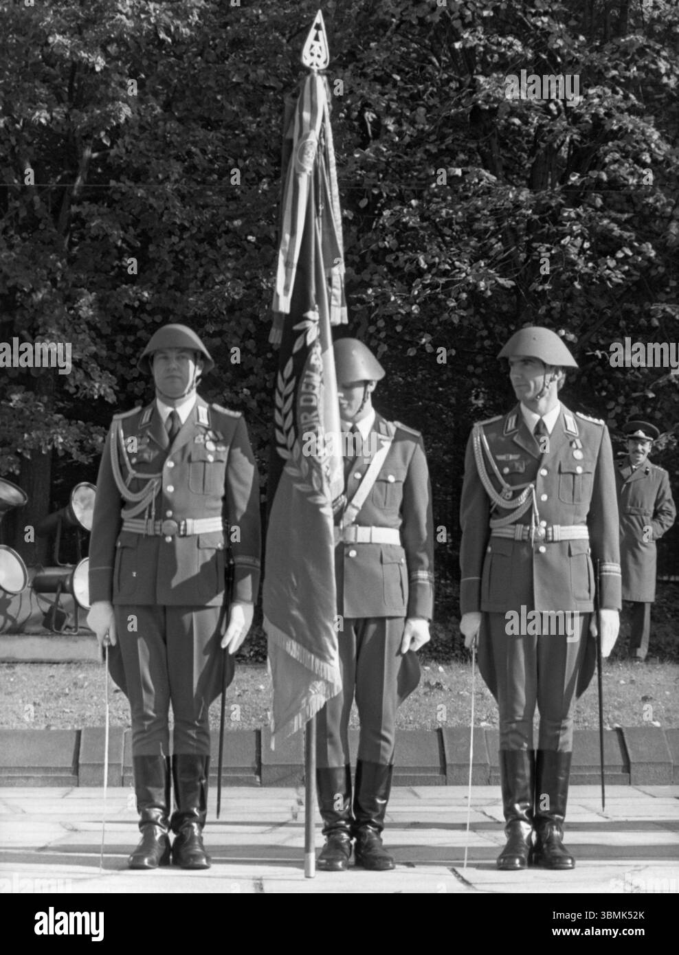 Armée populaire nationale (ANV) - défilés 1980-1990, Allemagne 1949-1990 RDA Banque D'Images