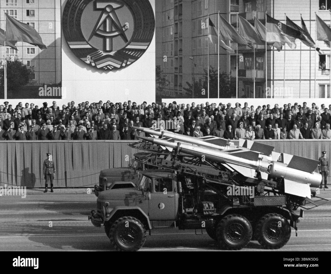 Armée populaire nationale (ANV) - défilés 1980-1990, Allemagne 1949-1990 RDA Banque D'Images