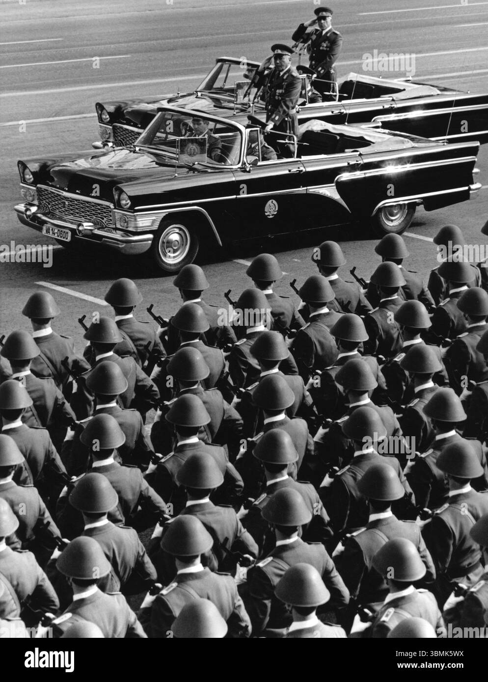 Armée populaire nationale (ANV) - défilés 1980-1990, Allemagne 1949-1990 RDA Banque D'Images