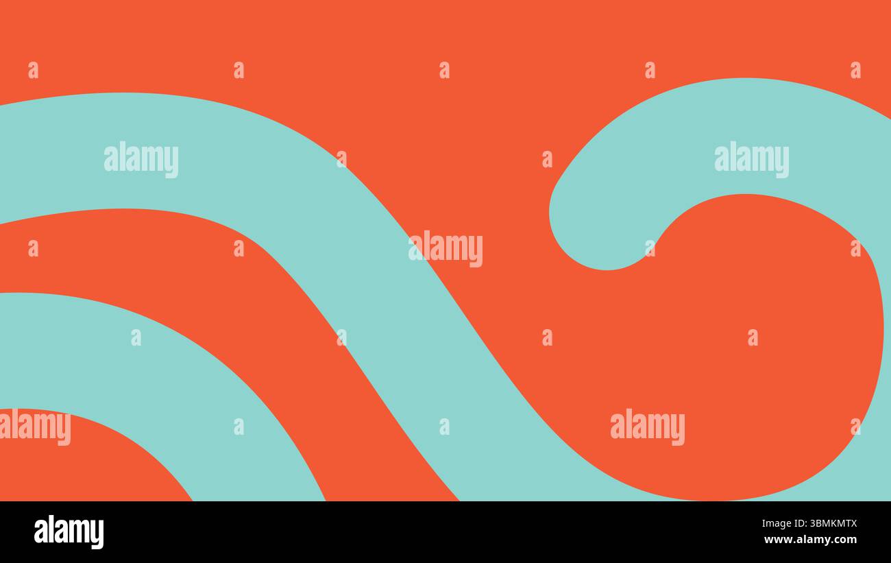 Fond Aqua Wave Shapes Illustration de Vecteur