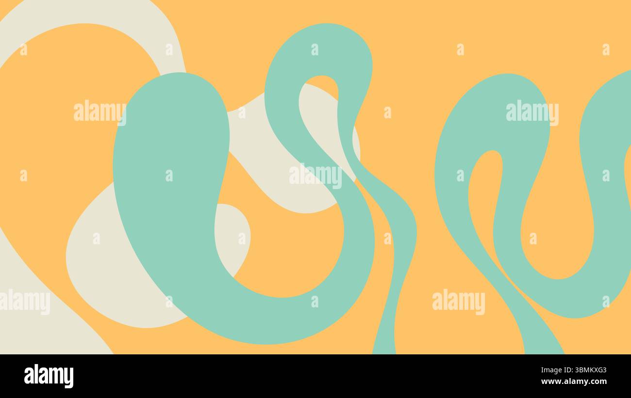 Fond abstrait du flux menthe Illustration de Vecteur