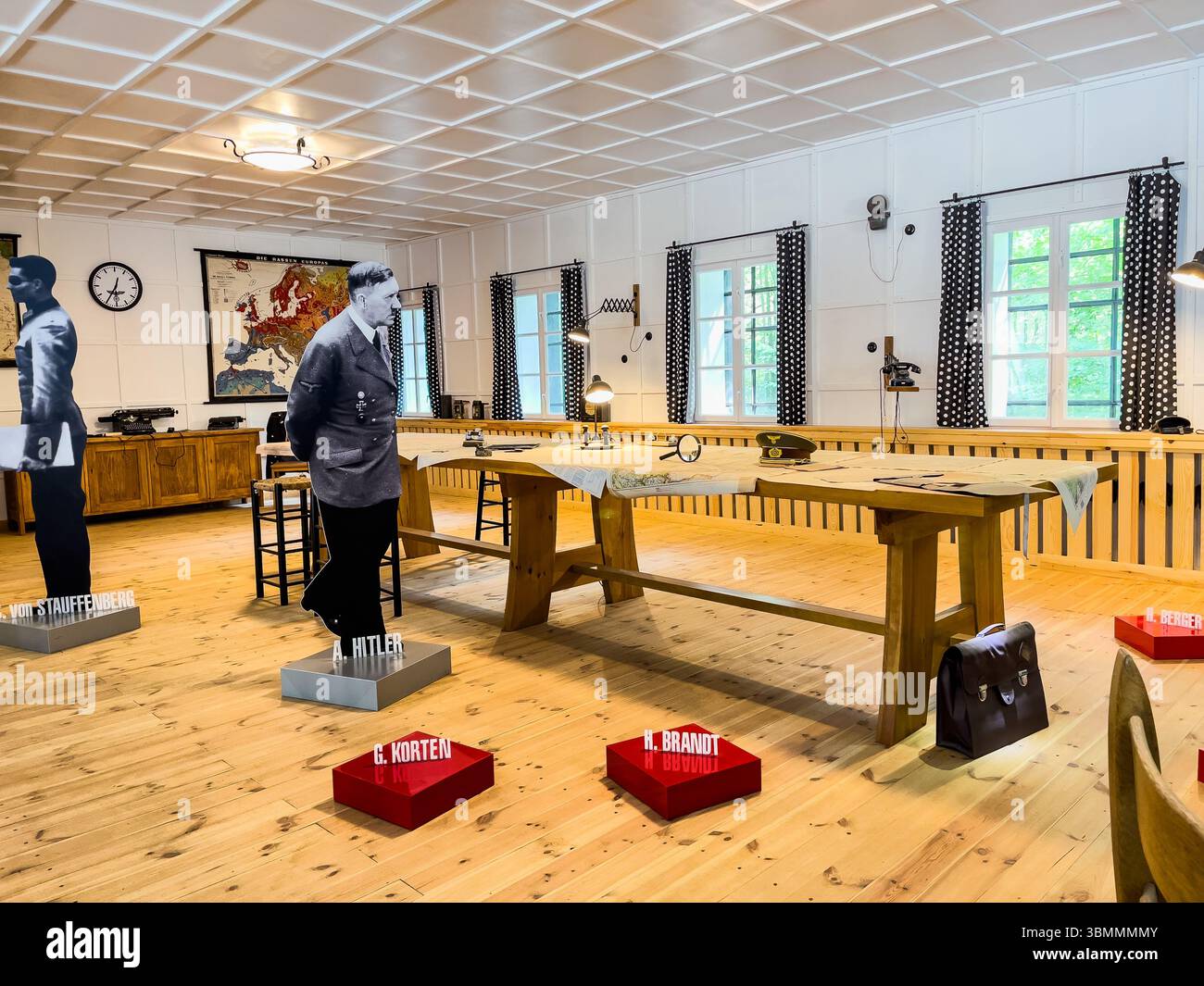 Gierloz, Pologne - 16 août 2021. Lieu de la parcelle du 20 juillet, opération Valkyrie Banque D'Images