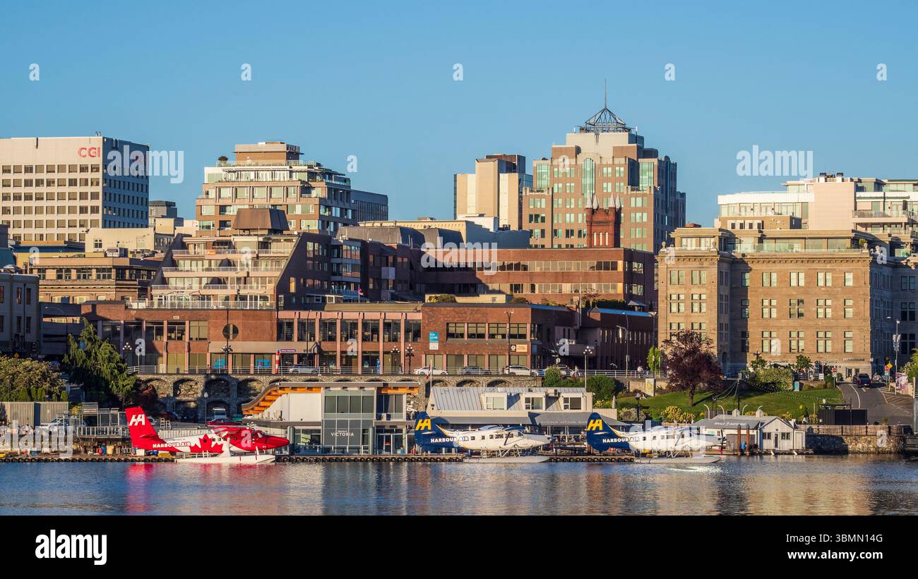 Hydravions Harbour Air, Victoria, Colombie-Britannique, Canada. Banque D'Images