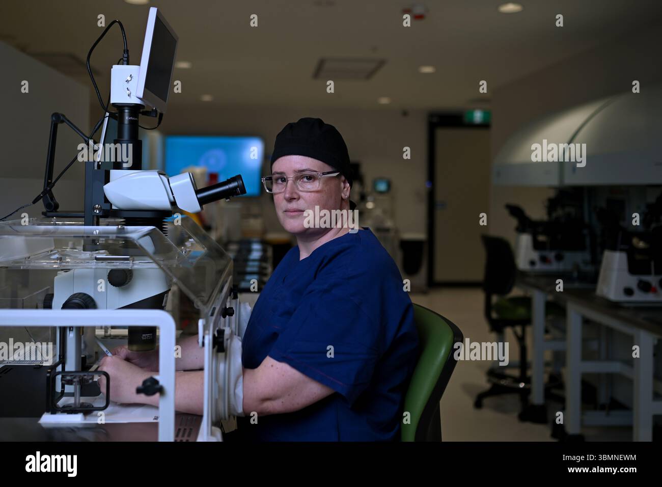 Sydney, Australie. 26 juin 2025. La directrice scientifique Lauren Hister pose pour une photographie à Connect IVF à Sydney, le jeudi 26 juin 2025. (AAP image/Dean Lewins) NO ARCHIVING Credit : Australian Associated Press/Alamy Live News Banque D'Images