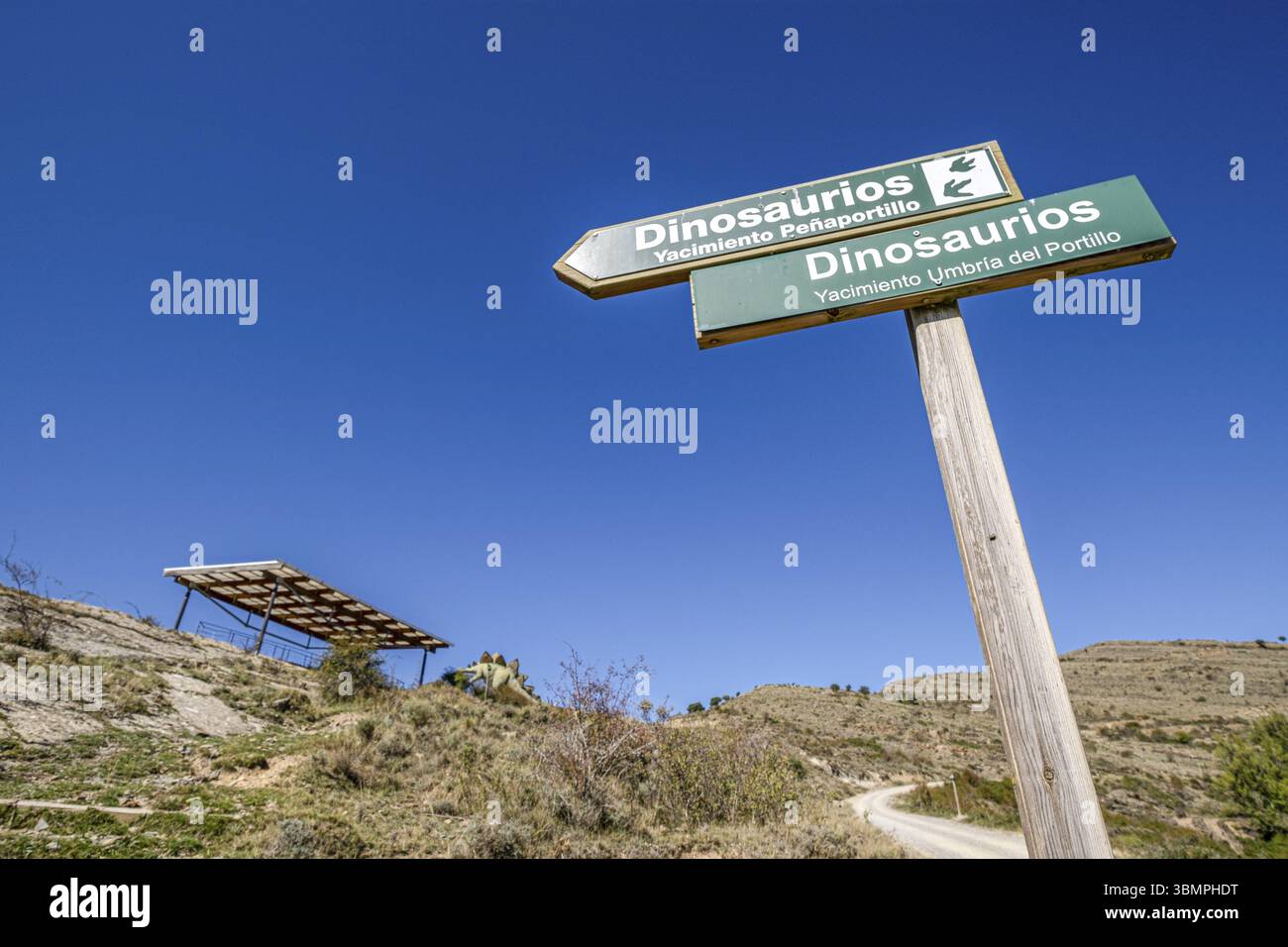 Archaeologische Fundstaette Penaportillo, Munilla, la Rioja, Spanien, Europa Banque D'Images