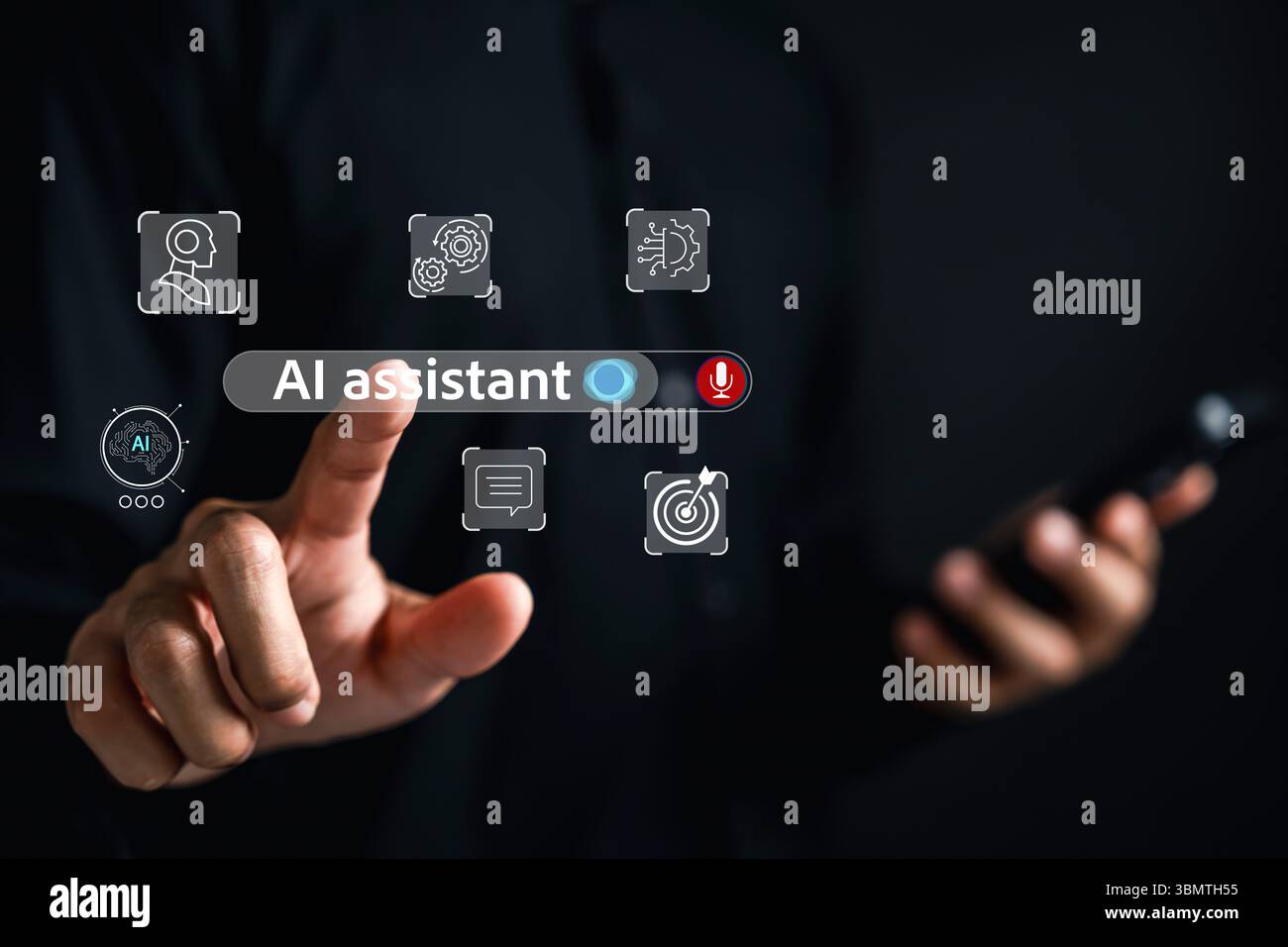 La technologie d'assistance IA aide les utilisateurs à planifier des objectifs et à suivre les progrès Banque D'Images