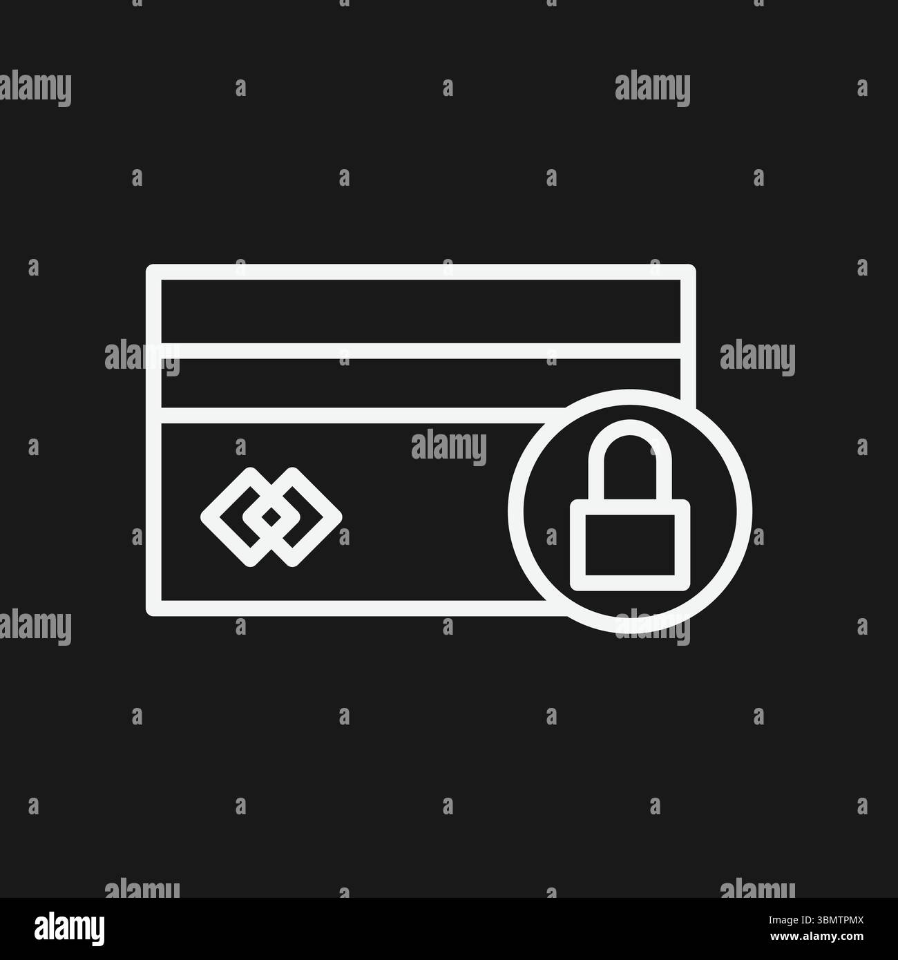 Icône de navigation sécurisée du site Web avec symbole cadenas pour HTTPS crypté, connexion SSL et protection des données Internet privées Illustration de Vecteur