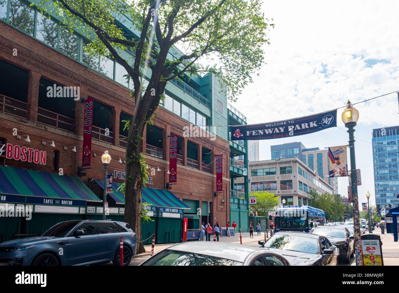 BOSTON, MASSACHUSETTS - 12 juin 2025 : Boston est l'une des plus anciennes villes des États-Unis et est riche en histoire. Cela amène une énorme industrie touristique Banque D'Images