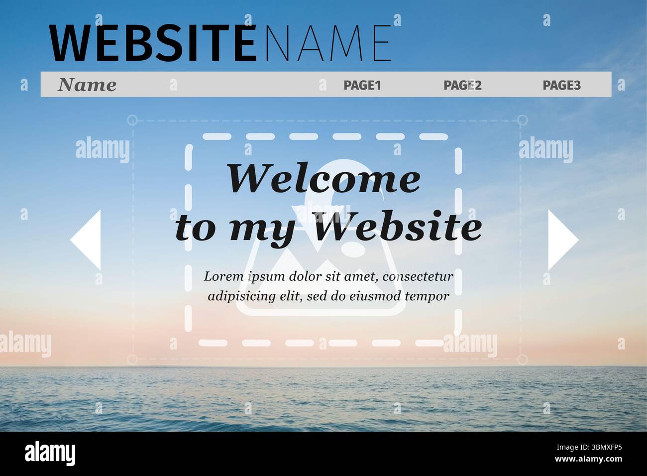 Image composite de l'interface du site de construction Banque D'Images