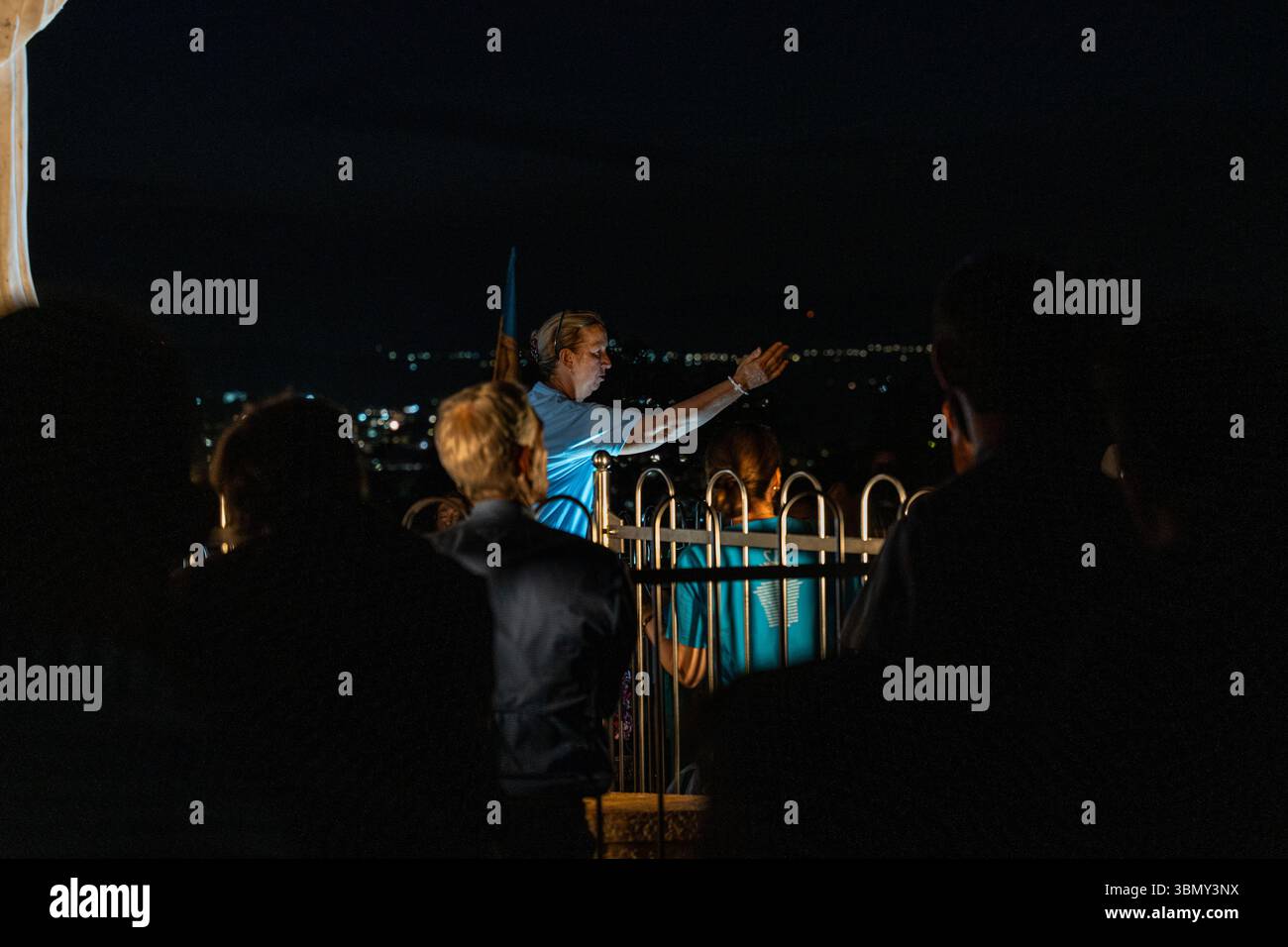 Marija Pavlovic Lunetti, l'une des six visionnaires sur le site où la Vierge Marie serait apparue dans une apparition à Medjugorje. Banque D'Images