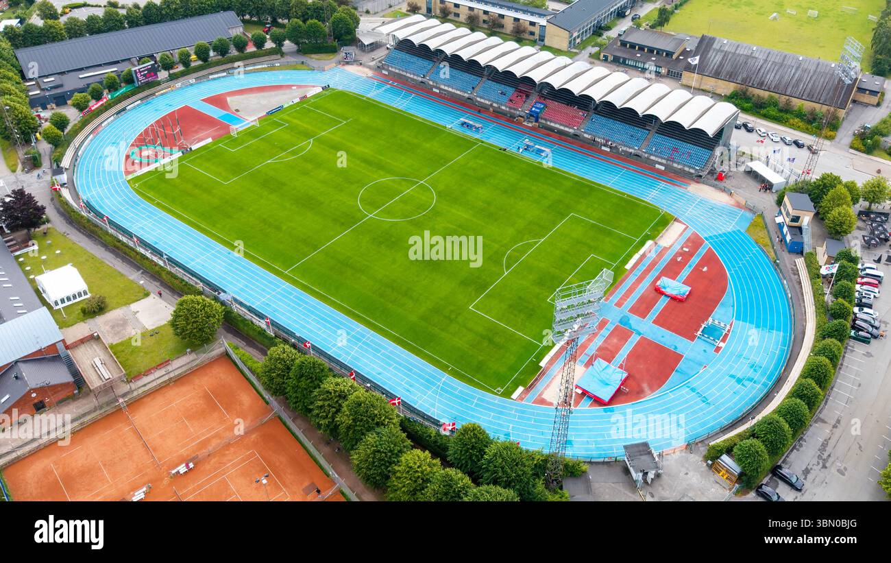 Hvidovre, Danemark. 28 juin 2025. La Pro ventilation Arena à Hvidovre. Banque D'Images