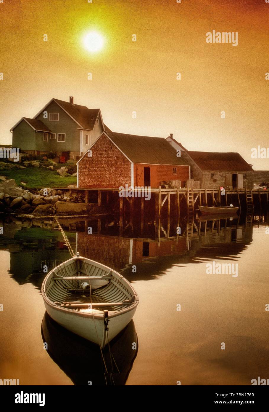 CA - nouvelle-ÉCOSSE : Peggy's Cove dans la municipalité régionale d'Halifax Banque D'Images