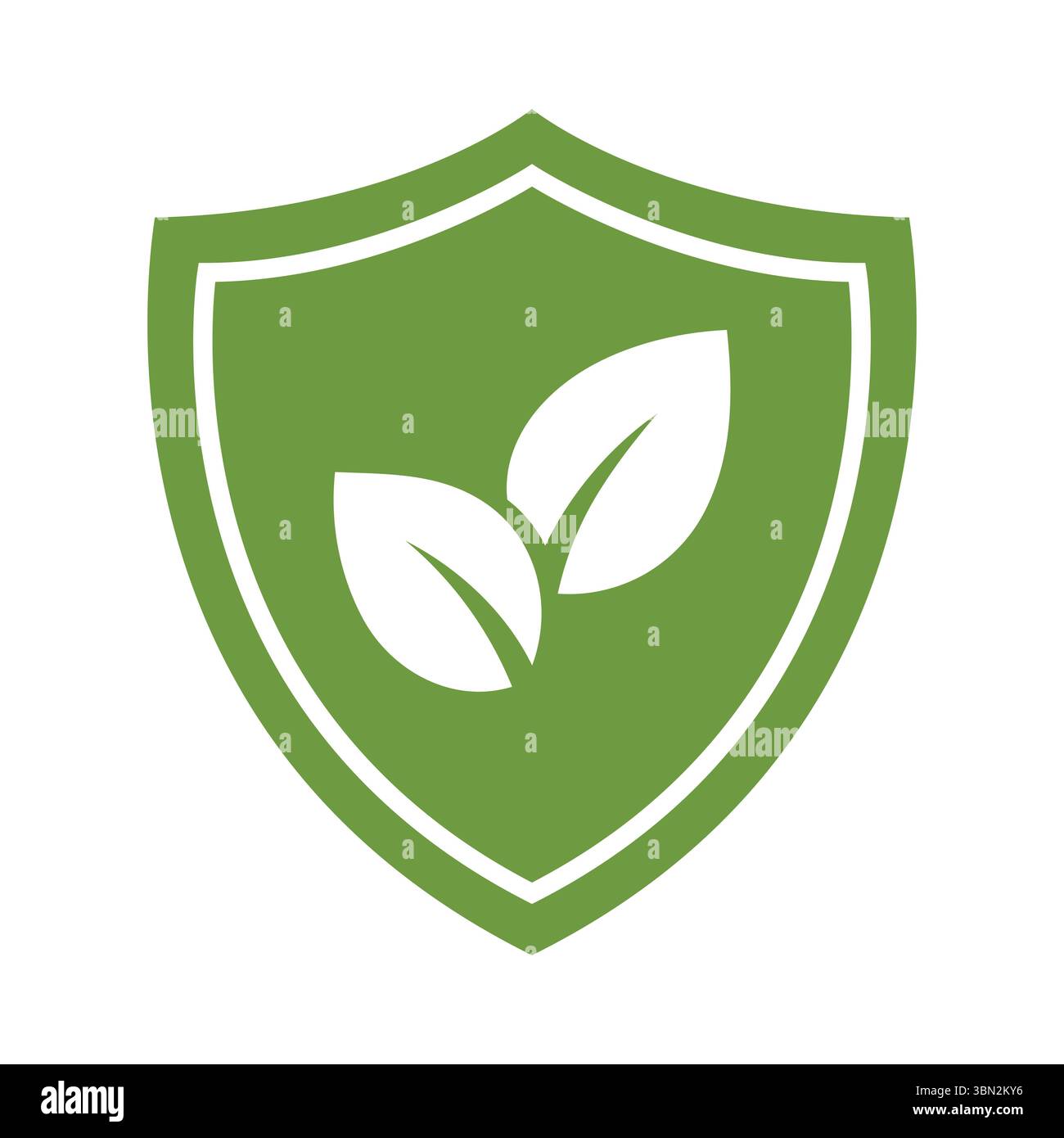 pare-feuilles. conception de logo de protection écologique pour l'agriculteur, conception d'icône de logo d'agriculture. Illustration de Vecteur