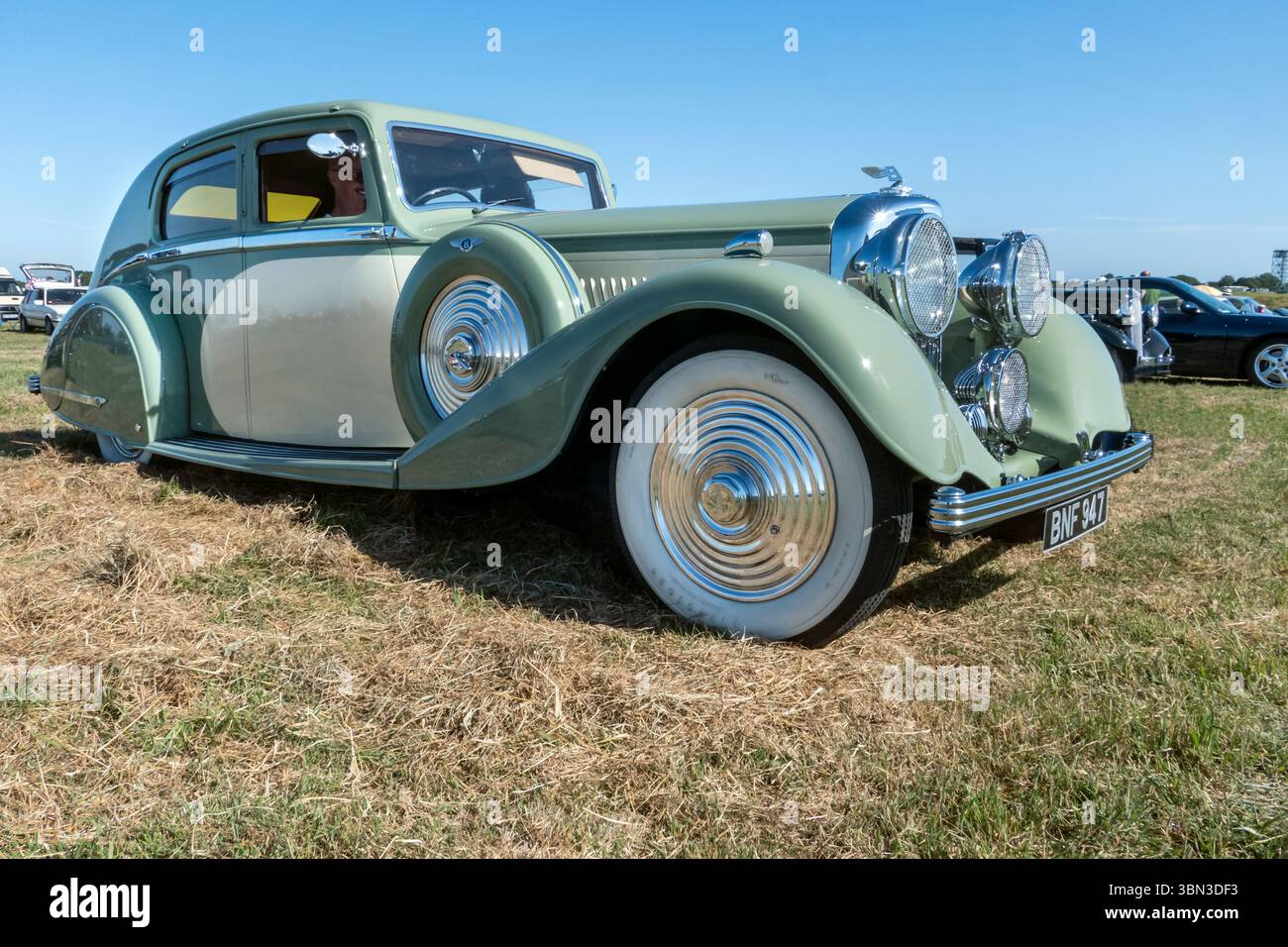 1935 Bentley Body par Arnold de Manchester au salon Thanet Extravaganza à l'aéroport de Manston Thanet Kent UK Banque D'Images