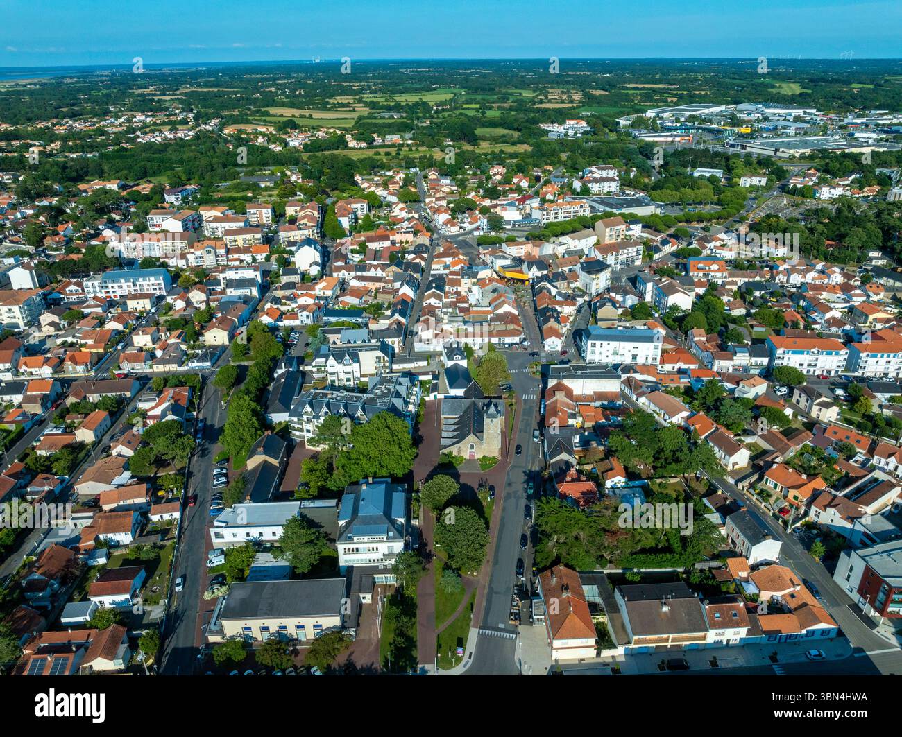 Pays de la Loire, Loire-Atlantique, Saint-Brevin-les-Pins Banque D'Images