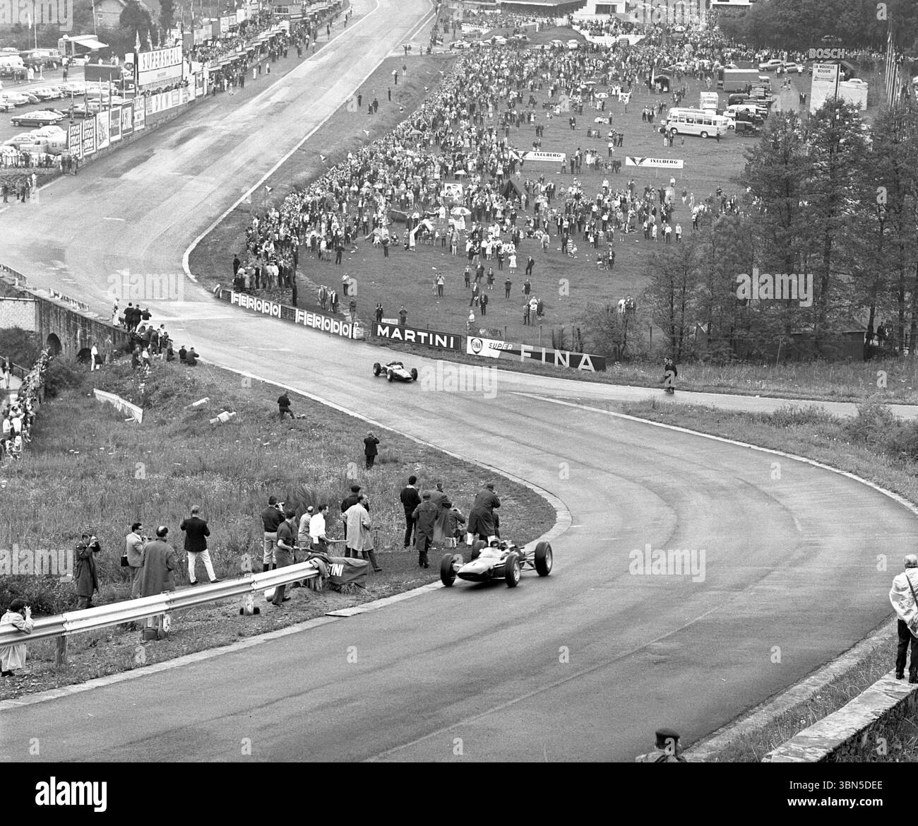 Grand Prix de Belgique 1963, vainqueur Jim Clark dans Lotus Climax Banque D'Images
