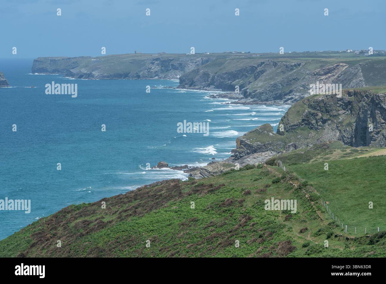 Le littoral nord des Cornouailles Banque D'Images