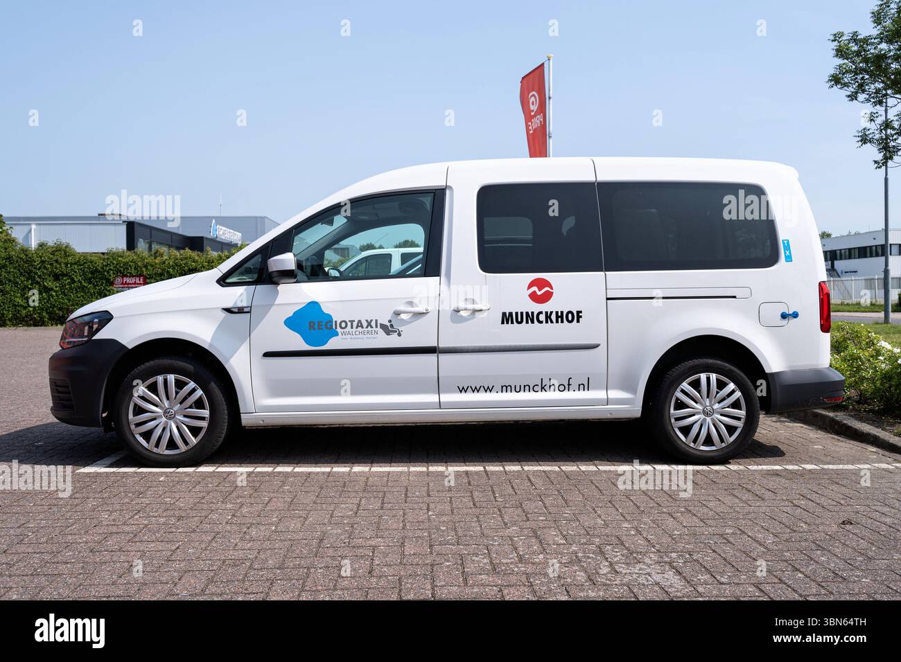 Minibus Munckhof Volkswagen Caddy Maxi Banque D'Images