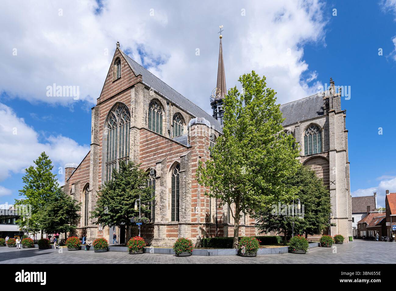 Grote de Maria Magdalenakerk (église Marie-Madeleine) à Goes, pays-Bas Banque D'Images