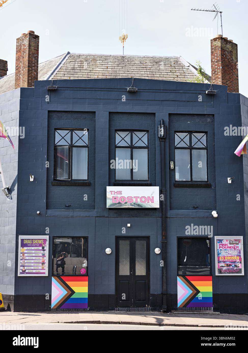 Le club gay et transgenre de Boston, Northampton, Angleterre. Banque D'Images