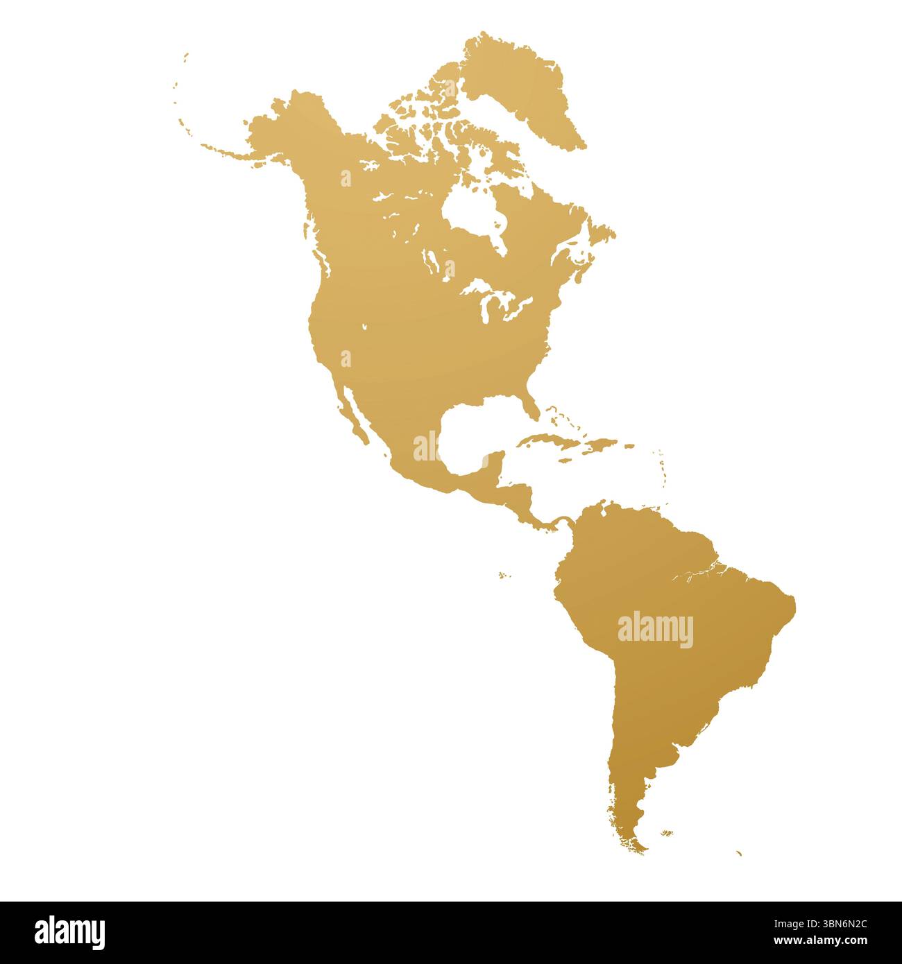 Carte de l'Amérique du Nord et du Sud, signe silhouette. World Map Globe. Illustration vectorielle isolée sur fond transparent. Continent américain Illustration de Vecteur