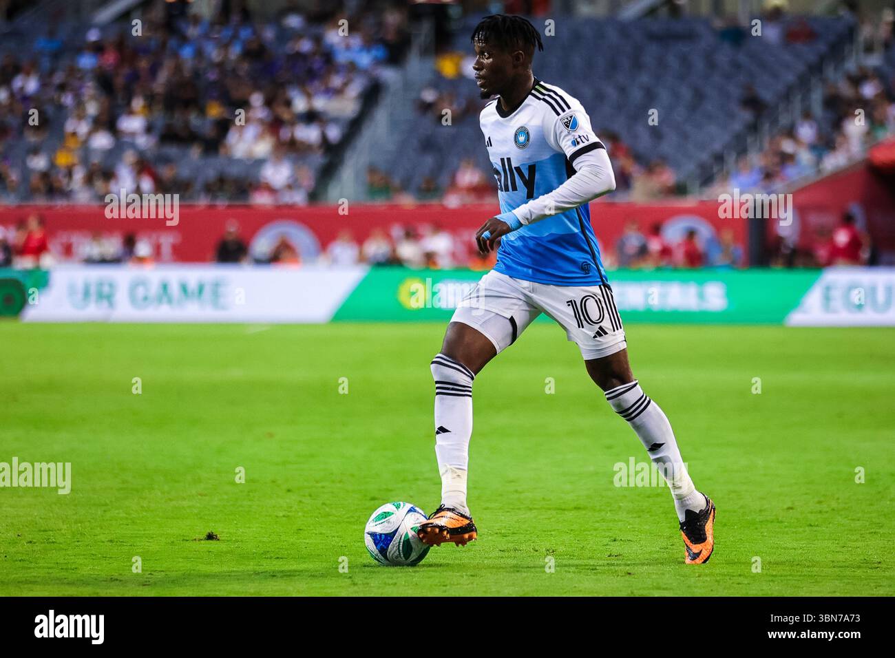 Chicago, il, États-Unis, 28 juin 2025. Major League Soccer (MLS) Chicago Fire FC vs Charlotte FC au Soldier Field. Banque D'Images