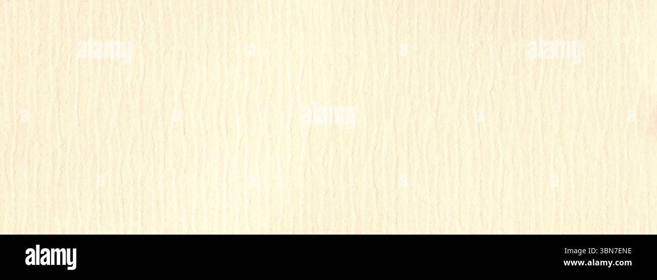 Papier beige, crémeux, à rayures pâles à texture ondulée. Fond rayé pour collage, projet, design. Toile de texture vague pour les projets de bricolage, scrapbooking Banque D'Images