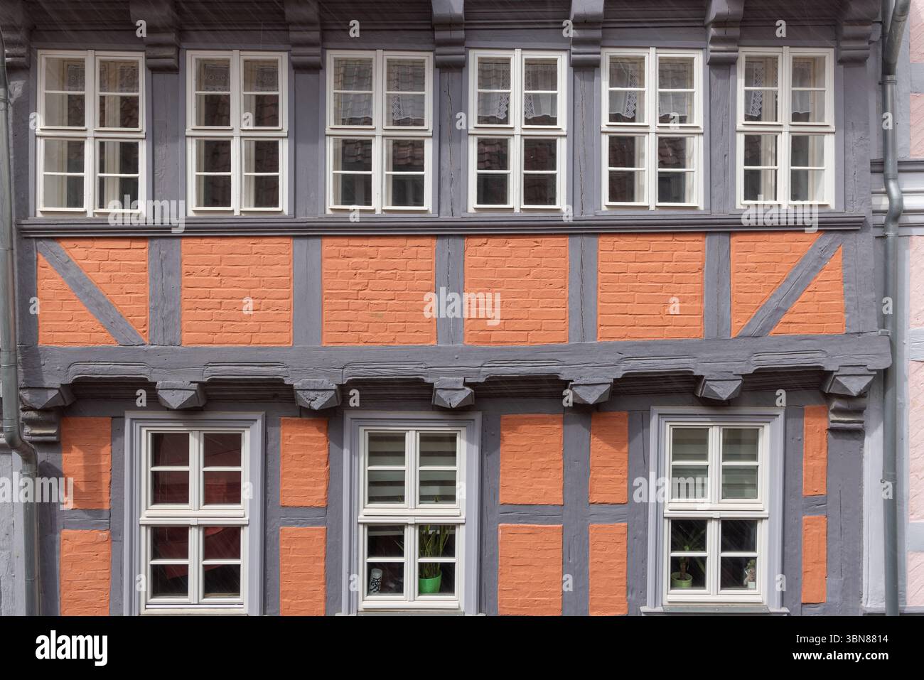 Vieille ville historique de Quedlinburg, Allemagne Banque D'Images