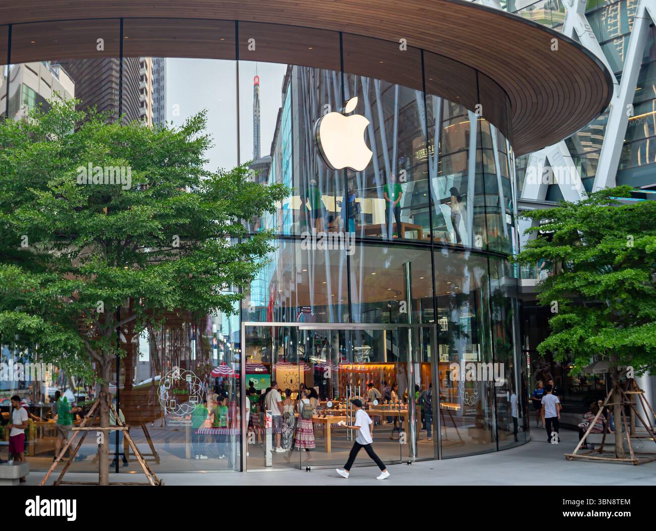 Apple Central World, Bangkok, Thaïlande Banque D'Images