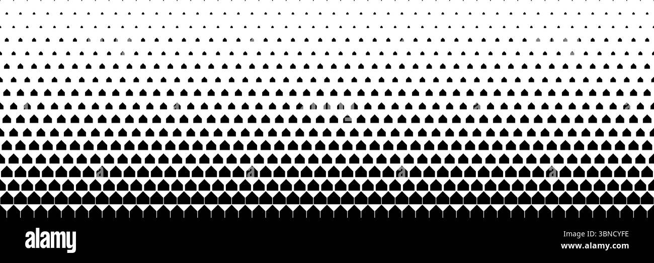 demi-teinte noire horizontale de la conception de flèche pour le motif et l'arrière-plan. Illustration de Vecteur