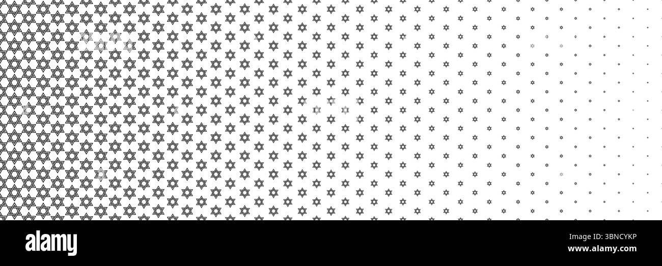 demi-teinte noire horizontale de la conception d'étoile pour le motif et l'arrière-plan. Illustration de Vecteur