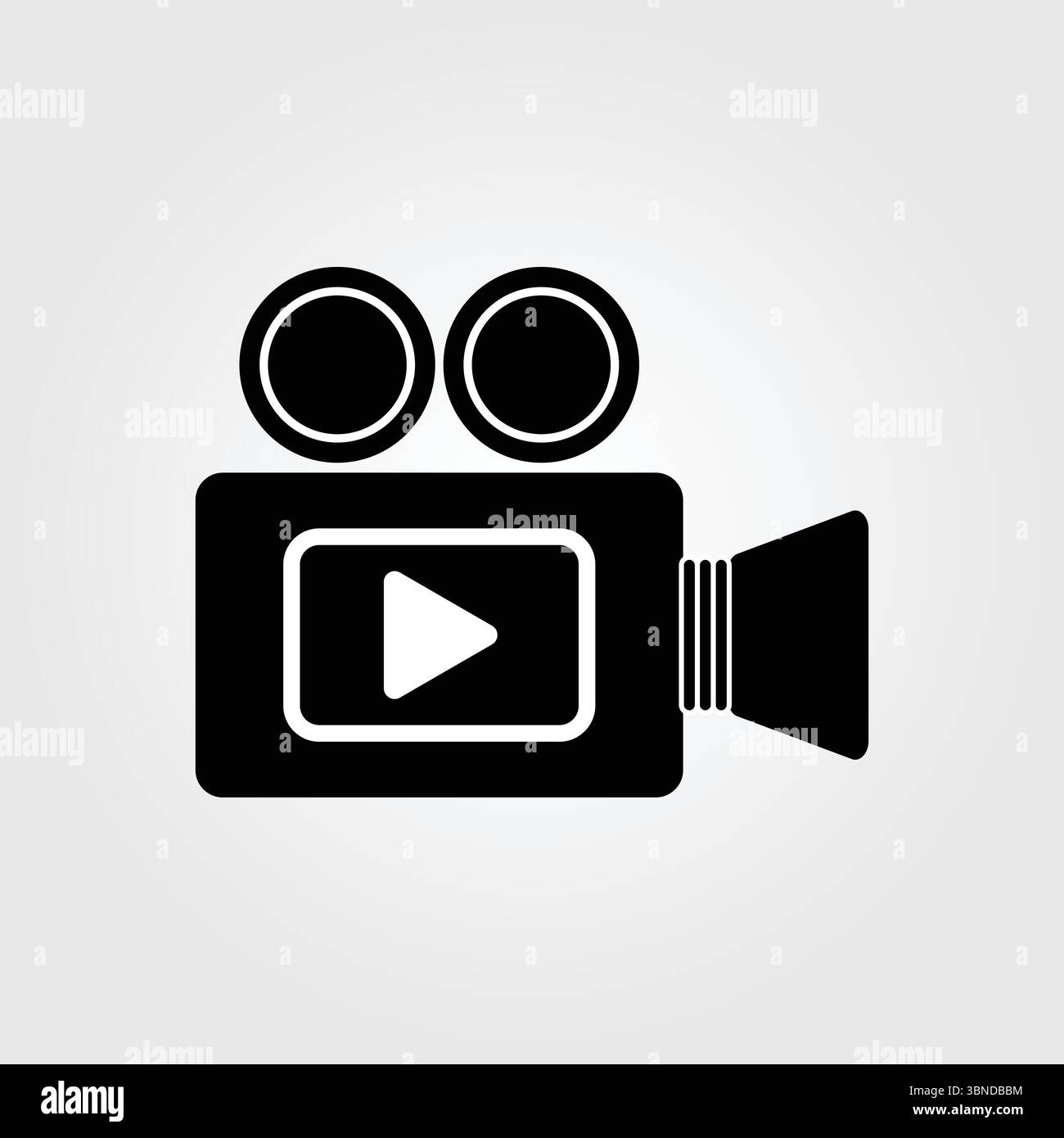 4k vidéo et icône de caméscope d'action, illustration vectorielle. Illustration de Vecteur