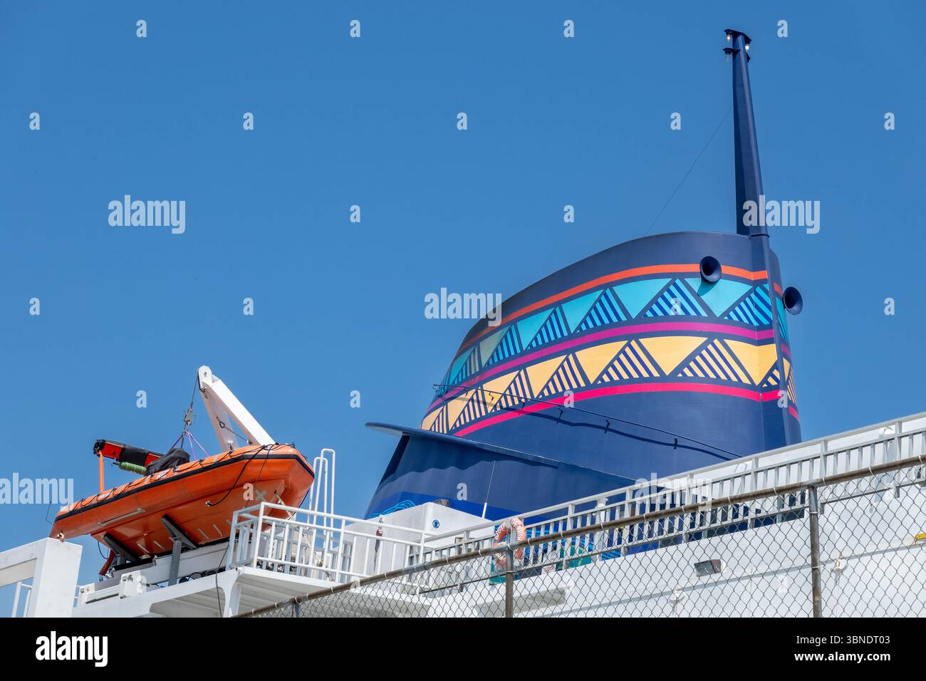 Mme Chi-Cheemaun Ferry Owen Sound Transportation Company, Tobermory à Manitoulin Island, Ontario Ferries, Tobermory. Canada, Stock photo Banque D'Images
