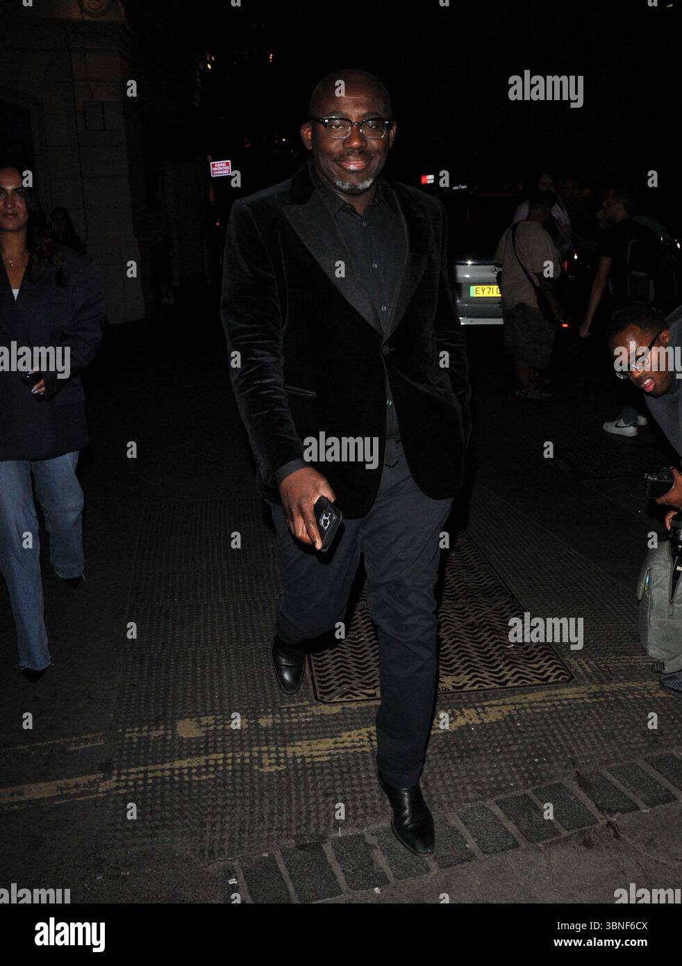 Edward Enninful au défilé Richard Quinn de LFW s/s 2024, Andaz Liverpool Street, Liverpool Street, le samedi 16 septembre 2023 à Londres, Angleterre, Royaume-Uni. CAP/CAN ©CAN/Capital Pictures Banque D'Images
